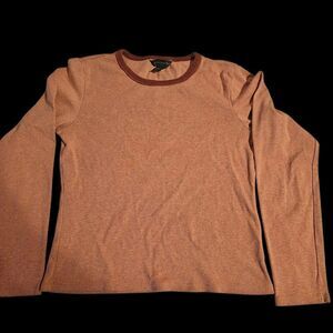 Banana Republic Women's Tan Long Sleeve Shirt